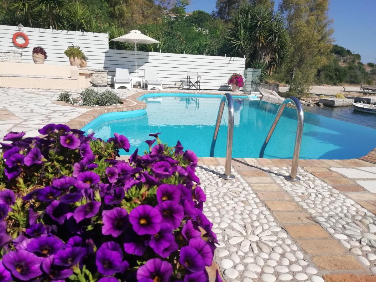 Imerolia Beach Villa Kassiopi Corfu Exterior foto